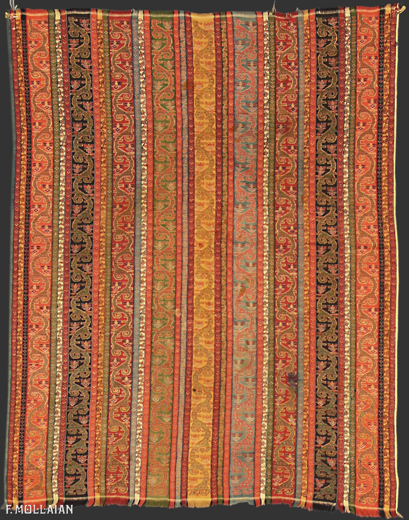 Antique Small Persian Kerman Textile n°:97158521